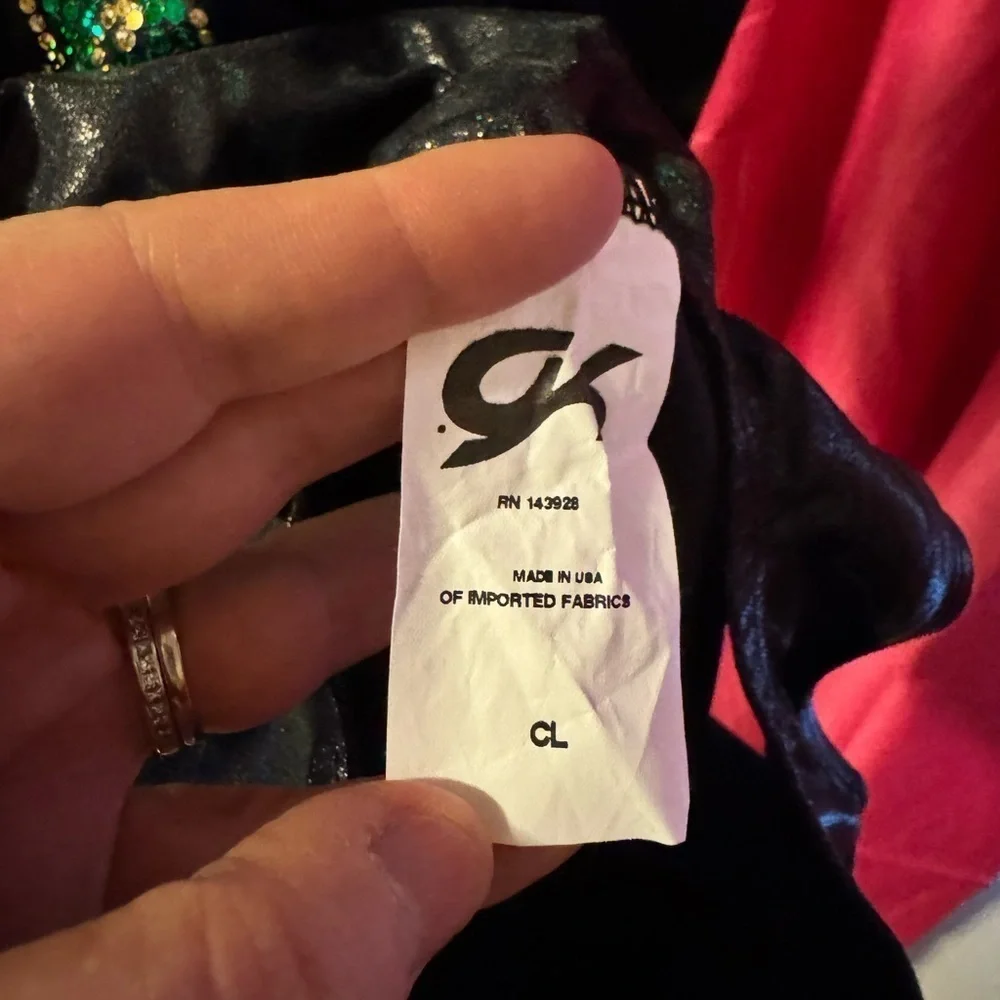 W&M Black Gymnastics Leotard